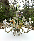 vintage french toleware chandelier